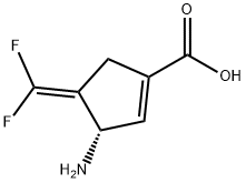 Структурная формула OV329, CAS 2093928-28-8, формула C7H7F2NO2