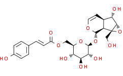 Структурная формула Picroside IV, CAS 211567-04-3, формула C24H28O12