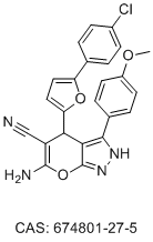 Структурная формула PREX-in1, CAS 674801-27-5, формула C24H17ClN4O3