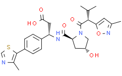 Структурная формула PROTAC PTK6 ligand-1, CAS 2408341-98-8, формула C27H32N4O6S