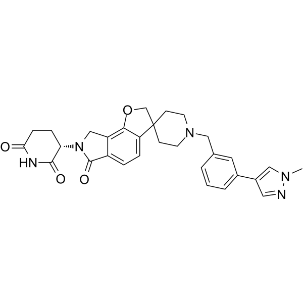 Структурная формула PVTX-405, CAS 2991021-08-8, формула C30H31N5O4