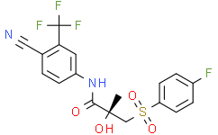 Структурная формула (R)-Bicalutamide, CAS 113299-40-4, формула C18H14F4N2O4S