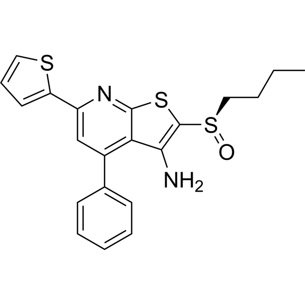 Структурная формула (R)-SW033291, CAS 1714961-54-2, формула C21H20N2Os3