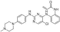 Структурная формула SM1-71 (соединение 5, CAS 2088179-99-9, формула C24H26ClN7O
