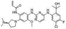 Структурная формула Санвозертиниб, CAS 2370013-12-8, формула C29H35ClFN7O3
