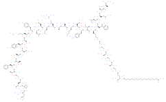 Структурная формула Survodutide, CAS 2805997-46-8, формула C192H289N47O61