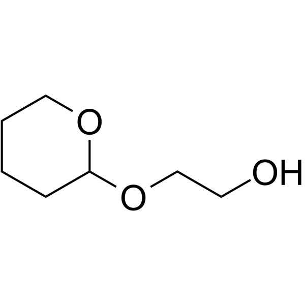 Структурная формула THP-PEG1-спирт, CAS 2162-31-4, формула C7H14O3