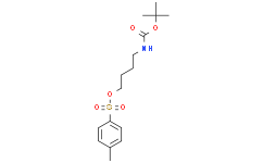 Структурная формула Tos-O-C4-NH-Boc, CAS 180851-50-7, формула C16H25NO5S