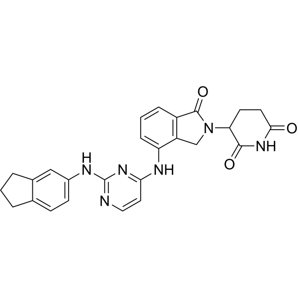 Структурная формула Zxh-1-161, CAS 2407654-51-5, формула C26H24N6O3